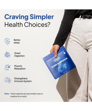 Magnesium Glycinate 7 in 1-2400mg Magnesium Supplements to Support Stress Relief Sleep Heart Health Nerves Muscles and Metabolism* - with Magnesium Citrate Malate L-Threonate - 120 Capsules - Buy Online on GoSupps.com