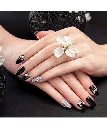 20 Butterfly Nail Charms - 3D Metal Edelstones for DIY Nail Art & Jewelry Decoration - Perfect for Women & Girls - Buy Online on GoSupps.com