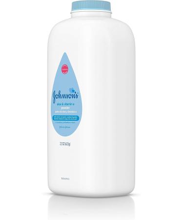 Johnson's Baby Powder with Cornstarch, Aloe & Vitamin E - 22 oz | Hypoallergenic Formula - Buy Online on GoSupps.com
