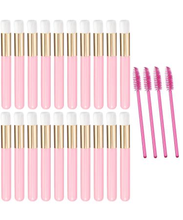 24 pieces eyelash shampoo brush eyelash cleaning brush eyelash cleaning brush make-up brushes extension eyelash nose pore deep cleaning brush