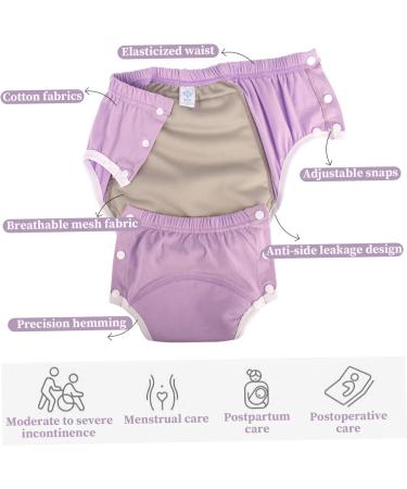 Incontinence Underwear for Men & Women | Waterproof Adjustable Leakproof Adult Diapers - Washable & Reusable Diaper Cover Size L - Buy Online on GoSupps.com