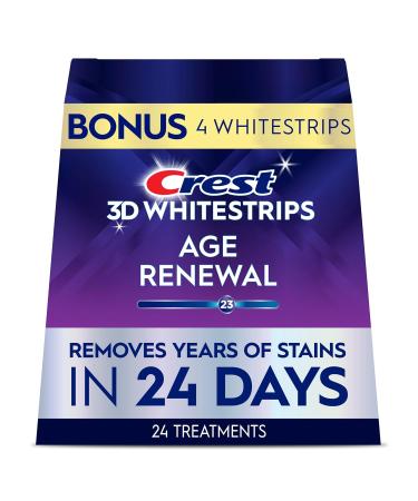 Crest 3DWhitestrips Professional Effects Plus 20 Treatments + 1 Hour Express 4 Treatments at-Home Teeth Whitening Kit, 23 Levels Whiter