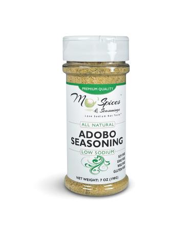 Mo'Spices & Seasonings - Adobo Seasoning, Low Sodium, Gluten Free, Non-GMO, Soy Free, MSG Free, Vegan, Paleo & Keto Friendly-Health Conscious-Sea Salt - Spices - Perfect for Foodies & Picky Eaters