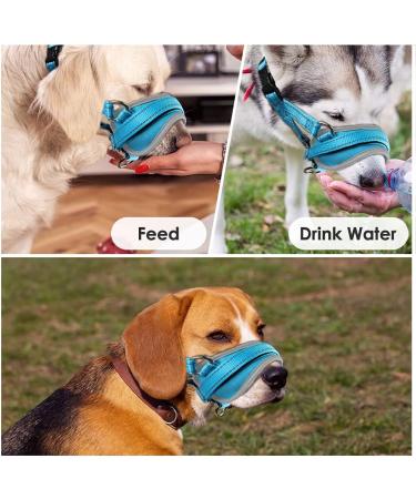 Nasjac Soft Dog Muzzle for Medium Dogs - Adjustable Anti-Bark Solution | Durable & Comfortable for Small & Large Breeds - Buy Online on GoSupps.com