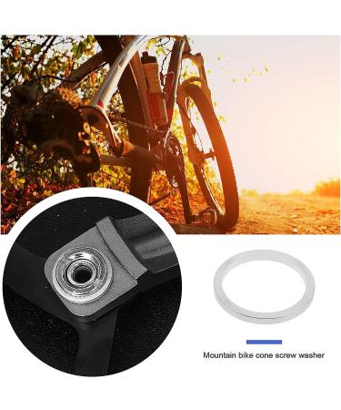 10PCS Aluminum Alloy Chainring Bolt Spacers - 10mm Inner Diameter, 2mm Thickness | Bike Chainwheel Conversion Gasket - Buy Online on GoSupps.com