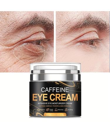 Caffeine Eye Cream for Men - Anti Aging Reduces Dark Circles & Puffiness Tightening Eye Lift (1.7oz - Buy Online on GoSupps.com