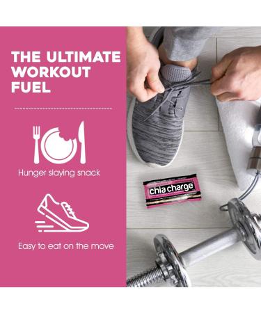 Chia Seed Energy Bars 18-Count Pack - Nut-Free Healthy Snack Bar for Running, Gym, Cycling - Mini and Big Flapjacks with Berry, Banana, and Sea Salt Flavours - Lunchbox Snack - Buy Online on GoSupps.com