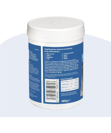 YuCARE MultiVits Supplement for Senior Dogs | 8-in-1 Daily Vitamins for Dogs Aged 8+ | 120 Multivitamin Chew 120 count - Buy Online on GoSupps.com