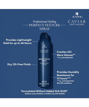 Alterna Caviar Professional Styling Perfect Texture Spray 6.5 Ounce (Pack of 2) - Buy Online on GoSupps.com