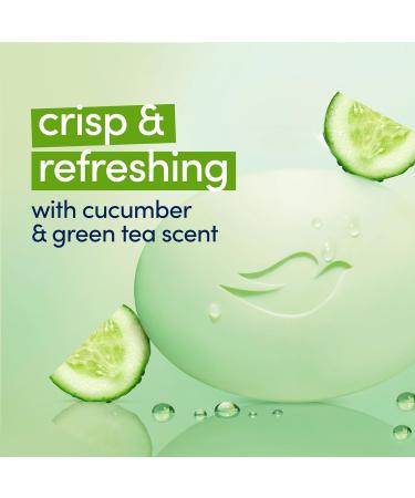 Dove Skin Care Beauty Bar - Cucumber & Green Tea - 8 Bars (3.75 oz) for Softer More Moisturized Skin | International Shipping Available - Buy Online on GoSupps.com