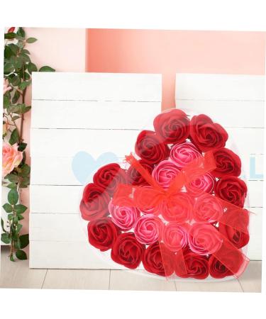 POPETPOP 2pcs Valentine's Day Present Valentines Day Flower Bouquet Never Withered Roses Floral Scented Bath Soap Preserved Rose Flower Scented Rose Petals Asmr Delicate Flowers Soap Flower 1 count (Pack of 1) As Shownx2pcs - Buy Online on GoSupps.com