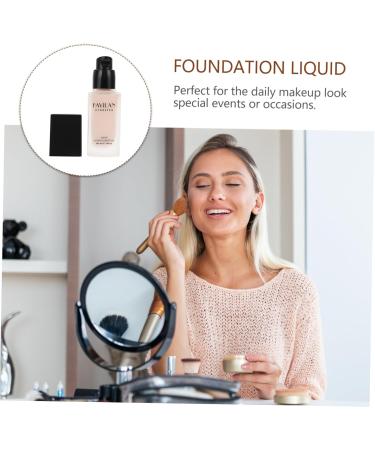 Mikinona Liquid Foundation Moisturizing Foundation Beauty Foundation Natural Finish Foundation Makeup Glass - Buy Online on GoSupps.com