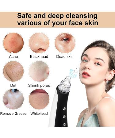 Blackhead Remover Vacuum with Ice & Heat Compress | Electric Acne Pore Vacuum | USB Rechargeable Kits for Men and Women - Buy Online on GoSupps.com