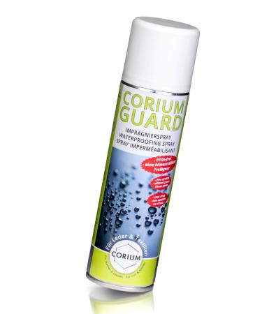 Corium Guard - impregnation spray - for leather and textiles of all kinds - protection against moisture and dirt - without Pfas and without drift gas - 200 ml (1 piece)