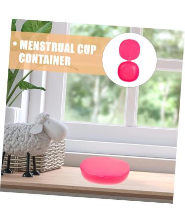 Gleavi 4-Piece Silicone Storage Box Set - Travel Cup Holder Schnuller & Menstruation Case - Perfect for Period Disc & Female Essentials - Buy Online on GoSupps.com