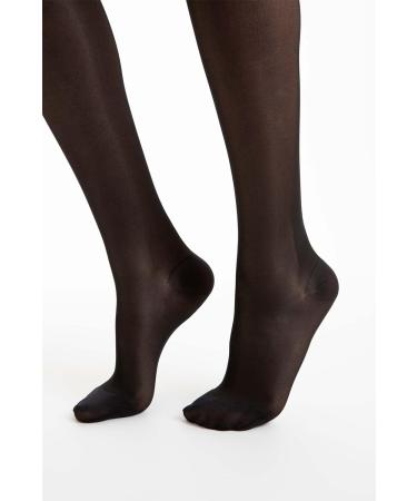 Relaxsan Basic 880-140 Denier Moderate Support Tights - Size Large, Color Black - 18-22 mmHg - Buy Online on GoSupps.com