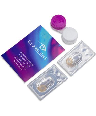 Glamlens Valencia Orange Braun Contact Lenses | Natural Brown Color | Silicone Hydrogel | International Shipping | 1 Pair (2 Pieces) - Buy Online on GoSupps.com