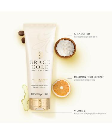 Buy Grace Cole Nectarine Blossom & Grapefruit Radiance Body Scrub | Exfoliating Body Scrub for Glowing Skin - International Shipping Available - Buy Online on GoSupps.com