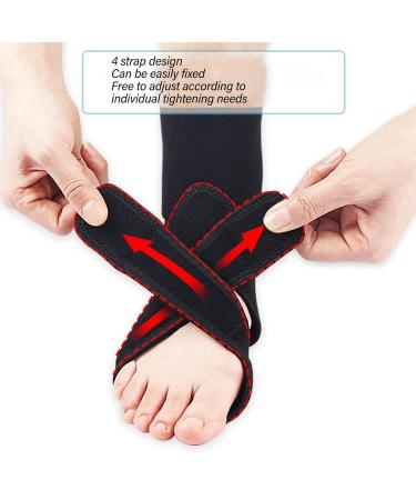 Adjustable Drop Foot Brace - Effective Support & Comfort for Right Foot | Versatile Use Premium Materials Reduces Discomfort - Buy Online on GoSupps.com