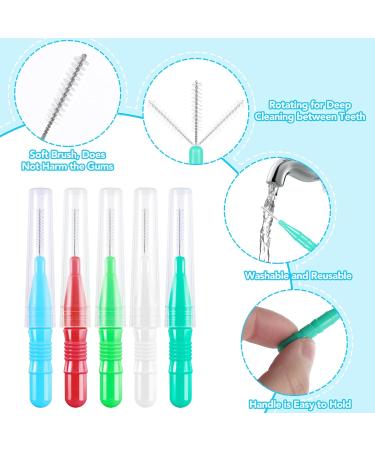 Buy 20 Interdental Brushes for Superior Oral Health Colorful Tooth Cleaning Tools for Gaps in Teeth - Buy Online on GoSupps.com