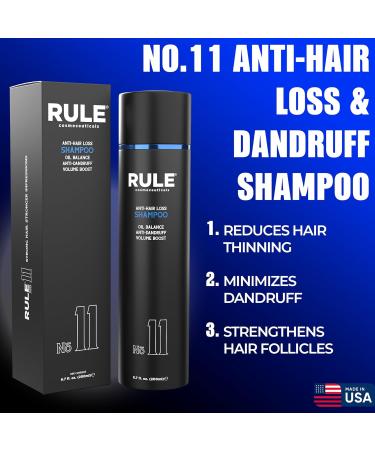 Rule Cosmeceuticals - Men's Face & Hair Kit No.7 Body Acne Spray No.11 Anti Hair Loss Shampoo & No.13 Gel Cleanser Hair Care and Skin Care Set - Buy Online on GoSupps.com