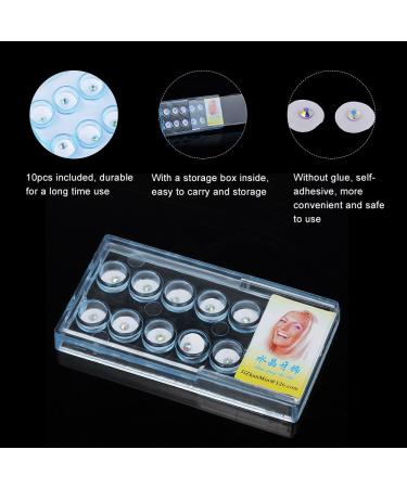 Fsetnight 10Pcs Oral Teeth Gems | Crystal Tooth Jewelry & Clear Color Dental Decor - Buy Online on GoSupps.com