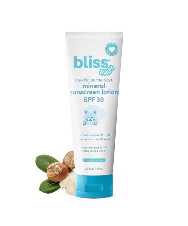 Bliss Baby Sunscreen Premium Mineral Lotion - SPF 30 - 3 Fl Oz.