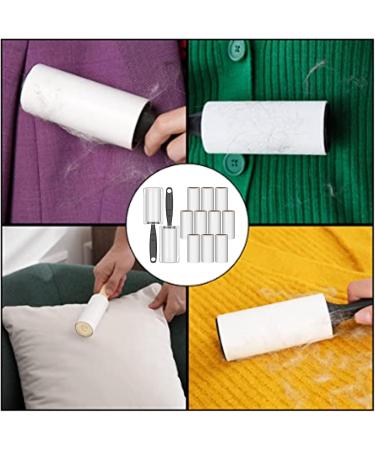 Fantesi Extra Sticky Lint Roller Set - 12 Pieces 60 Sheets Each Removes Pet Hair - Includes 2 Rollers & 2 Dust Protection Cases - Buy Online on GoSupps.com