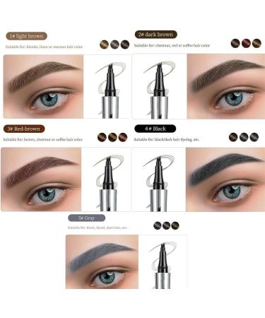 dfgsxifc Archdefine 3D Microblading 4-Tip Eyebrow Pen - Giphogantic 3D Waterproof Microblading Eyebrow Pen Glowly Secret Eyebrow Pen Revolutionary Eyebrow Pencil (Gray) - Buy Online on GoSupps.com