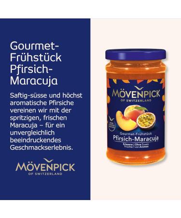 M venpick Gourmet Breakfast Peach-Passion Fruit Spread | Premium Fruit Spread 250g - International Shipping Available - Buy Online on GoSupps.com