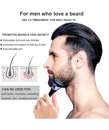 OCHILIMA Beard Growth Kit - Derma Roller & Beard Oil for Men - Stimulate New Hair Growth - Buy Online on GoSupps.com