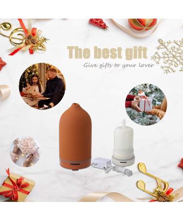 Wanlola Ceramic Essential Oil Diffuser 120ml - Aromatherapy Diffuser with Waterless Auto-Off Function (Terracotta) - Buy Online on GoSupps.com