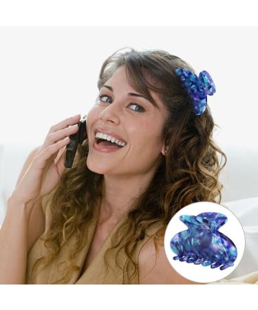 Lurrose Tortoiseshell Hair Claws - Acetate Leaf French Design Clips for Women & Girls - Ponytail Holders (Color 4) - Buy Online on GoSupps.com