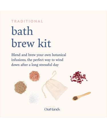 Bath Brew Kit by Ourhands: Create Your Own Natural Bath Tea Infusions with 8 Botanicals and Nourishing Minerals - Buy Online on GoSupps.com