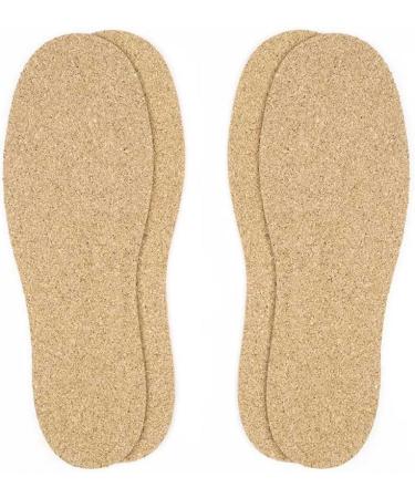 The Felt Store Cork Insoles 2 Pack Size 12 - Comfort and Support for Feet - Buy Online on GoSupps.com