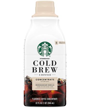 Starbucks Cold Brew Concentrate 32 Fl Oz - Madagascar Vanilla + Caramel Dolce - Pack of 2 - Buy Online on GoSupps.com