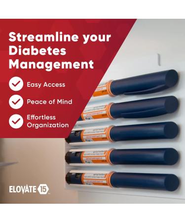 Diasan Enterprises LLC Elovate 15 Insulin Pen Fridge Holder - Keep Insulin Safe & Secure - Buy Online on GoSupps.com