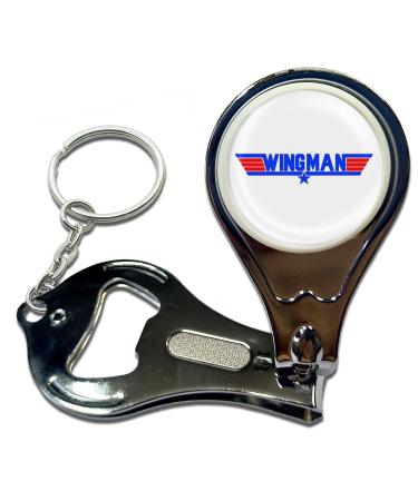 BadgeBeast.co.uk Wingman - Key Ring Bottle Opener and Nail Clipper