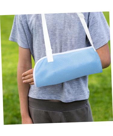 CIYODO Children's Arm Sling Arm Sling for Shoulder Sling Immobilizer Sling Arm Brace Net 60X30CM Sky-blue - Buy Online on GoSupps.com