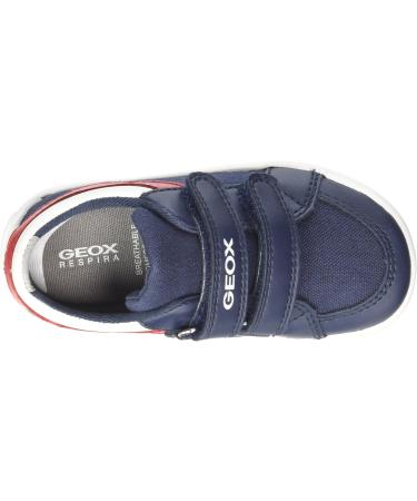 Geox Boy's B Gisli B Sneakers - Navy Dk Red - Size 6 UK Child - Buy Online on GoSupps.com