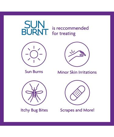 Sunburnt Advanced After-Sun Lotion 6oz - Soothing Relief for Sunburned Skin - Buy Online on GoSupps.com