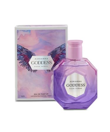 Women's Spray Perfume Adriana Goddess Long Lasting Eau De Parfum Cologne for Women Refreshing Floral Fragrance for Casual Use Ideal Holiday Gift 3.4 Fl Oz