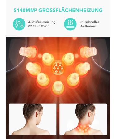 SKG G7Pro Foldable Neck Massager - Wireless 9D Vibration Pain Relief Device with Warmth | Portable Electric Massage Gift for Men & Women - Buy Online on GoSupps.com