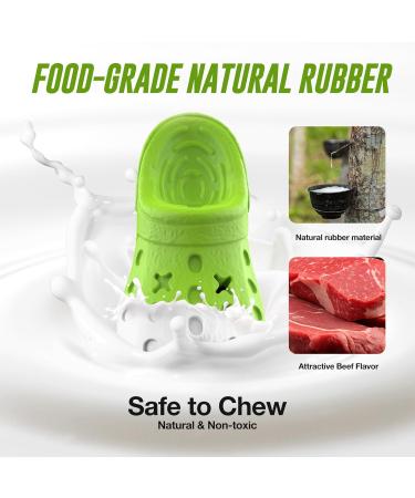 Ruxan Interactive Dog Toys - Aggressive Chewer Treat Dispensing Toys for Small Medium & Large Dogs - Natural Rubber - Beef Flavor - International Shipping - Buy Online on GoSupps.com