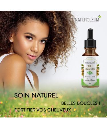 Pure Argan Oil - Cold Pressed Biologically Certified | Anti-Aging Moisturizer for Face Skin Hair Nails & Body (50ml) - International Shipping Available - Buy Online on GoSupps.com