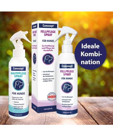 Canosept Fur Care Spray for Dogs 250ml - De-Filzing & Mite Solution for Easy-to-Comb Shiny Fur - Buy Online on GoSupps.com