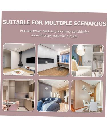 Beatifufu Aromatherapy Bowl Set with Essential Oils - Sauna Wall Bracket & Hanging Holder for Essential Oil Storage - Ideal for Relaxation - Buy Online on GoSupps.com