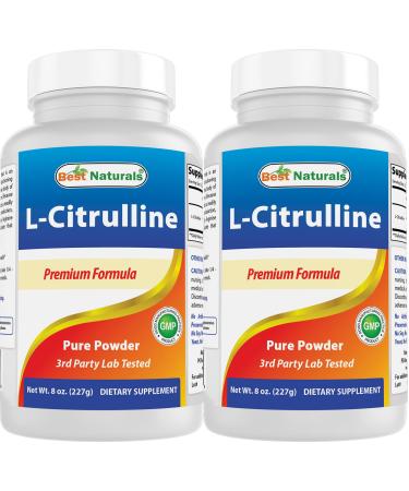 Best Naturals L-Citrulline Powder 8 OZ (8 OZ (Pack of 2)) 8 Ounce (Pack of 2)