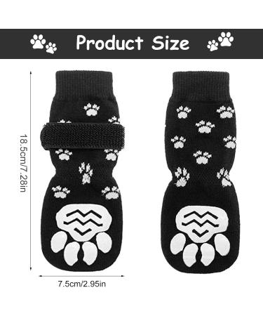 6PCS Anti Slip Dog Socks Pet Socks Dog Boots Dog Paw Winter Protector Traction Control Dog Socks with Grip Dog Grip Socks Indoor Rubber Dog Socks Dog Anti Slip (7.28" X 2.95"(LxW))(L) - Buy Online on GoSupps.com