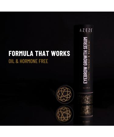 Azeze Eyebrow Growth Serum - Get Thicker Fuller Brows in 6 Weeks | Oil-Free Formula for Fast Results - Buy Online on GoSupps.com